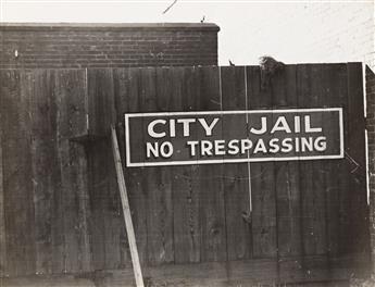 MARION POST WOLCOTT (1910-1990) Barn and Silos, York County, Pennsylvania * City Jail, Mississippi Delta.